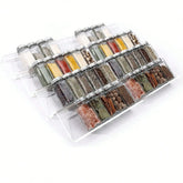 4/2 Layer Adjustable Acrylic Spice Drawer Organizer – Expandable Seasoning Rack for Kitchen Cabinets
