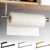 Self-Adhesive Stainless Steel Paper Towel Holder – Punch-Free Wall Mount Roll Holder