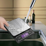 Digital Waterproof Kitchen Scale – 6kg/0.1g & 10kg/1g Stainless Steel Weighing Tool
