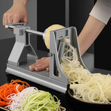 Metal Vegetable Spiralizer – 3-Blade Potato, Carrot & Zucchini Slicer