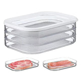 Meat Container for Fridge – Stackable Lunch & Meal Prep Storage Boxes with Lid
