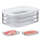 Meat Container for Fridge – Stackable Lunch & Meal Prep Storage Boxes with Lid