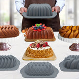 Silicone Bakeware Set – Versatile Flower & Assorted Shape Molds