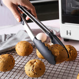 LMETJMA Silicone Kitchen Tongs – Non-Stick Cooking & Serving Tongs for BBQ & Pasta