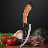 Handmade Forged Boning Knife – Professional Butcher & Chef Kitchen Knife