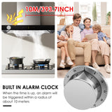 ABS & Stainless Steel Kitchen Timer – Waterproof Magnetic Countdown Timer