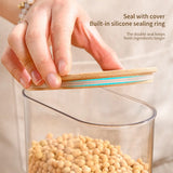 Clear Food Storage Jars with Lids – Airtight BPA-Free Canisters for Pantry, Coffee, Pasta, Sugar & Kitchen Organization