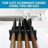 Silicone Tableware Drying Rack – Non-Slip Kitchen Utensil Organizer