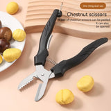 Multipurpose Chestnut Scissors Peeler – Stainless Steel Nut Shell Cutter Tool