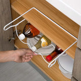 Refrigerator Organizer Rack – Sliding Beer & Wine Bottle Holder Shelf for Fridge Storage