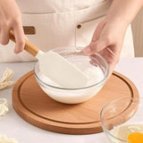 Non-Stick Silicone Baking Spatula with Wooden Handle β Heat-Resistant Icing & Jam Spreader