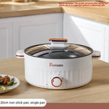 Portable Electric Multifunctional Mini Cooker – Double Layer Hot Pot
