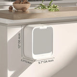 Hanging Smart Sensor Trash Can – Wall-Mounted Motion Sensor Bin with Lid for Kitchen Cabinets & Under Sink