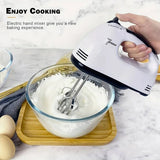 Handheld Electric Egg Beater – 7-Speed Dough & Cream Mixer