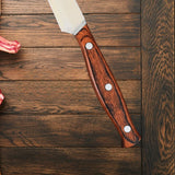 67-Layer Damascus VG10 Fruit Knife β High-Grade Paring & Steak Knife with Wooden Handle