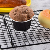 High Carbon Steel Nonstick Cake Cooling Rack – Grid Tray for Biscuits, Muffins & Cakes