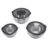 Stainless Steel Mixing Bowls with Lids & Graters – Kitchen Storage Set