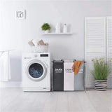 1β3 Grids Foldable Laundry Basket β Waterproof Dirty Clothes Organizer with Handles for Bathroom & Home