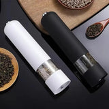 Electric Automatic Pepper & Salt Grinder – LED Light & Adjustable Coarseness