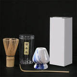 3-Piece Bamboo Tea Brush Set – Matcha Whisk, Spoon & Stand