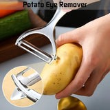 Stainless Steel Vegetable Peeler – Multifunctional Potato & Fruit Peeler for Kitchen Use