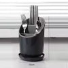 Kitchen Chopsticks Storage Holder with Drain Plate – Tableware Organizer Rack