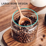 Vacuum Sealed Glass Jar – Airtight Coffee, Tea & Food Storage