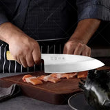 WXCOO Japanese Salmon Sashimi Knife – Professional Stainless Steel Fish & Meat Slicing Knife with Box