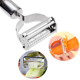 Stainless Steel Julienne Peeler & Vegetable Slicer – Multi-Functional Potato, Carrot, Cucumber & Fruit Grater Tool