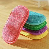 Non-Scratch Microfiber Scrub Sponges – Dish & Pot Cleaning Gadgets