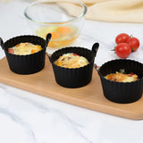 Silicone Air Fryer Egg Poacher & Cupcake Baking Cups – Ramekins for Air Fryer & Oven