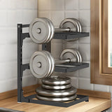 Adjustable Kitchen Shelf – 2-4 Tier Space-Saving Pot & Kitchenware Rack