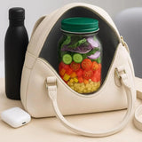 Portable Plastic Salad Pod β Leak-Proof All-In-One Fresh Salad & Meal Prep Container