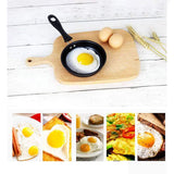 Mini Cast Iron Egg Frying Pan 12cm – Nonstick Omelette & Pancake Skillet