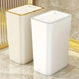 10L Odor-Proof Trash Can with Lid β One-Touch Press Design Space-Saving Bin for Bathroom & Kitchen