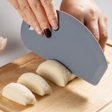 Silicone Dough Scraper Cutter with Scale – Multifunction Baking Spatula Tool