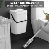 Food Waste Basket Bin for Kitchen – Small Countertop Compost Bin with Lid & Wall-Mounted Design