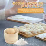 Wooden Dumpling Maker Press Tool β Manual Dough Skin & Hand Pie Roller