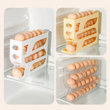 Large Capacity Automatic Egg Roller – 4-Tier Refrigerator Egg Storage Box