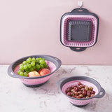 Collapsible Silicone Kitchen Storage Basket β Multi-Use Fruit & Vegetable Drainer
