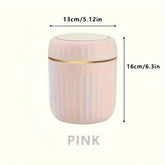 Mini Desktop Trash Can with Lid – Small Garbage Waste Bin Organizer for Office & Bedroom