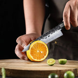 5.5" Japanese Petty Knife – 3-Layer Composite Steel Utility & Paring Knife with Rosewood Handle