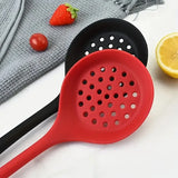 Silicone Slotted Spoon – Heat-Resistant Non-Scratch Kitchen Skimmer & Ladle for Frying and Pasta