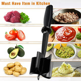 Kitchen Meat Chopper & Ground Beef Masher Non-Stick Meat Mixing Tool