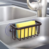 Suction Cup Sponge Holder β Stainless Steel Wall-Mounted Kitchen & Bathroom Sink Organizer