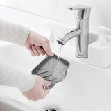 Silicone Kitchen Sink Sponge Holder & Soap Dish β Self-Draining Anti-Slip Storage Rack