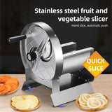 Manual Vegetable & Fruit Slicer β Adjustable Stainless Steel Cutter 0.2-1mm