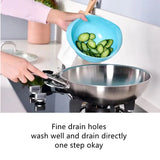 Multi-Purpose Kitchen Colander & Strainer | Eco-Friendly, Easy Drain