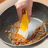 Silicone Cleaning Spatula & Kitchen Scraper β Soft Blade Pan, Pot & Dish Cleaner Tool