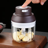 Luxury LFGB Certificated Garlic Masher – Rechargeable Vegetable & Fruit Grinder